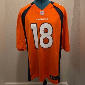Nike Denver Broncos Peyton Manning #18 On Field Jersey Size L